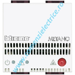 DETECTOR DE GAZ 12V AC/DC 2 MODULE ALB LIVING LIGHT BTICINO