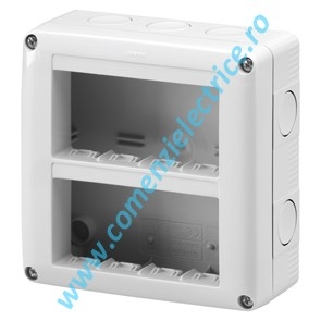 DOZA APARENTA VERTICALA GEWISS SYSTEM, 8 MODULE, IP40