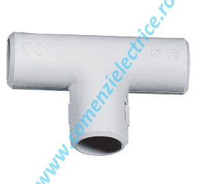 IMBINARE T PVC DIAMETRU 16MM IP40 GRI