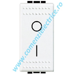 INTRERUPATOR 2P 16A 1 MODUL ALB LIVING LIGHT BTICINO