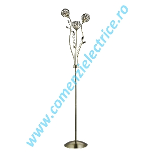 Lampadar Bellis II EU3573AB aur antic G9 3x33W 460LM lumina calda