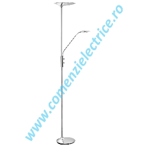 Lampadar Led Floor EU8622CC crom LED 5W+18W 2840LM lumina calda