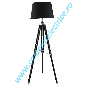 Lampadar Tripod EU1009CC crom/negru E27 1x60W