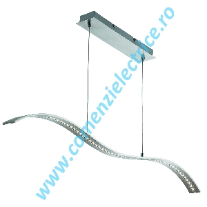 Lustra Led Bar Lights 2076SS satin silver LED 10W 800LM lumina calda