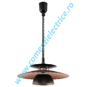 Pendul Brenda 31666 negru E27 1x60W