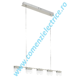 Pendul Clap 1 93732 nichel satinat LED 5x5.8W 2650LM