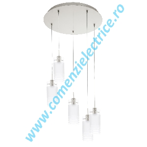 Pendul Melegro 94456 nichel satinat LED 5x6W 3000LM