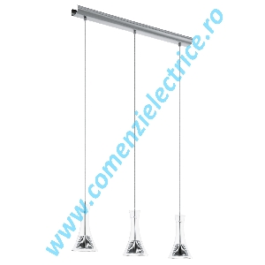 Pendul Musero 93793 nichel satinat LED 3x5.4W 1530LM