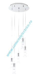 Pendul Pancento 94359 crom LED 5x5W 2400LM