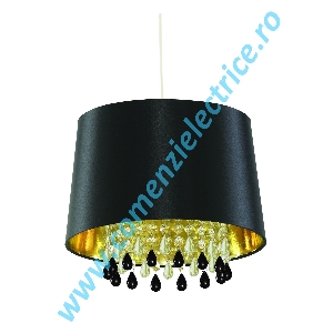 Pendul Pendants CL7026BKCW matase neagra E27 60W