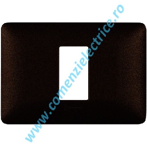 PLACA (RAMA) ORNAMENT BTICINO MATIX, 1 MODUL, CAFENIU