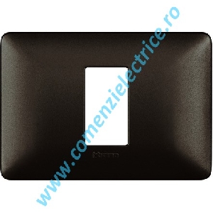 PLACA (RAMA) ORNAMENT BTICINO MATIX, 1 MODUL, FIER