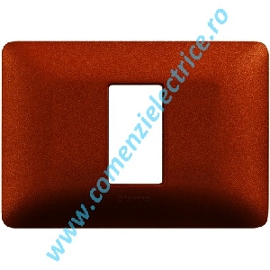 PLACA (RAMA) ORNAMENT BTICINO MATIX, 1 MODUL, TERACOTA