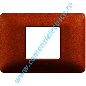 PLACA (RAMA) ORNAMENT BTICINO MATIX, 2/3 MODULE, TERACOTA