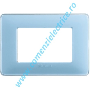 PLACA (RAMA) ORNAMENT BTICINO MATIX, 3 MODULE, TURCOAZ