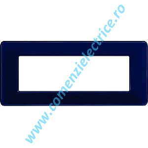 PLACA (RAMA) ORNAMENT BTICINO MATIX, 6 MODULE, COBALT