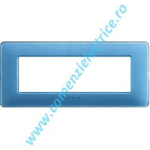 PLACA (RAMA) ORNAMENT BTICINO MATIX, 6 MODULE, TURCOAZ