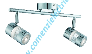 Plafoniera Bubbles 4412CC crom LED 9W 720LM lumina calda