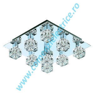 Plafoniera Cool Ice 4479-9 crom G9 9x20W lumina calda