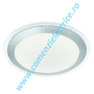 Plafoniera Led Bathroom 7684-33SI argintiu LED 12W 1200LM lumina calda