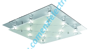 Plafoniera Quadrant 3822CC crom LED 840LM 13W lumina calda