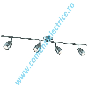 Plafoniera Spotlights 6074SS argintiu GU10 LED 12W 960LM lumina calda