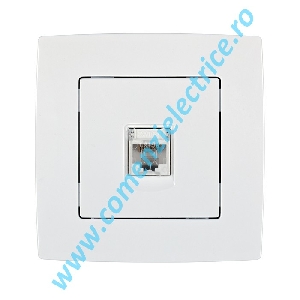 PRIZA DATE RJ45 CAT6E ELMARK CITY ALB METALIZAT