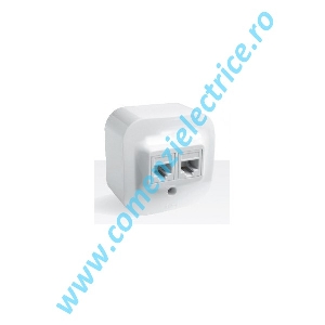 PRIZA RJ11 SI RJ45 CAT5E UTP LEGRAND FORIX, ALB