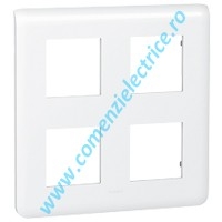 RAMA ORIZONTALA 2X2X2 MODULE ALB LEGRAND MOSAIC