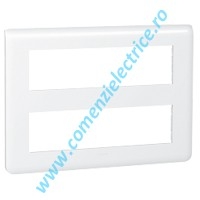 RAMA ORIZONTALA 2X8 MODULE ALB LEGRAND MOSAIC