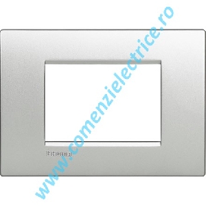 RAMA RECTANGULARA 3M MONOCROM ALUMINIU LIVING LIGHT AIR BTICINO