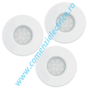 Set 3 spoturi incastrate baie Igoa 93218 alb LED GU10 3x5W 1200LM