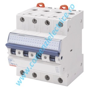 SIGURANTA AUTOMATA 4P GEWISS, 20A, 4.5KA, CURBA C, 4 MODULE