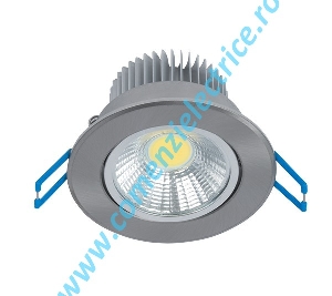 SPOT CU LED LSLCOB NICHEL SATINAT 5W 400LM 2700-3000K 85X50X75 IP20