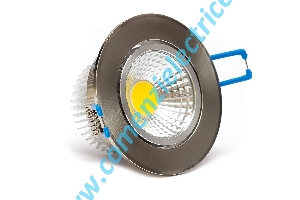 SPOT CU LED LSLCOB NICHEL SATINAT 7W 700LM 2700-3000K 85X50X75 IP20