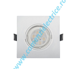 SPOT CU LED PATRAT 6W E14/E27 2700K 90/90X109X73 ALB IP40