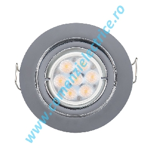 SPOT CU LED ROTUND 6W GU10 2700K 90X70X73 CROM IP40