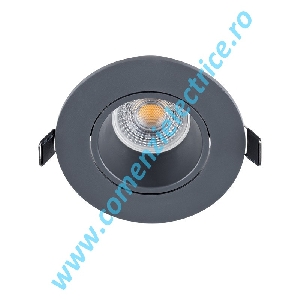 SPOT CU LED ROTUND 7W E14/E27 4000K 93X109X73 GRAFIT IP40