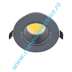 SPOT CU LED ROTUND 7W GU10 2700K 93X110X73 GRAFIT IP40