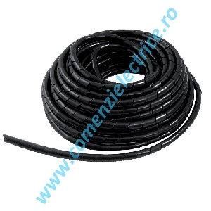 TUB SPIRALAT 14X16MM NEGRU