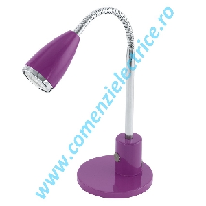 Veioza Fox 92874 crom-violet LED GU10 1x3W 200LM