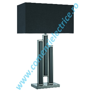 Veioza Mirror Table Lamps EU3583BK crom negru E27 1x60W