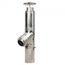 COS DE FUM INOX NEIZOLAT D=150MM; H=6M