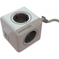 PRELUNGITOR CU 1 PORT USB, 4 CAI SCHUKO, POWERCUBE ALLOCACOC P-CUBE-EXTUSB