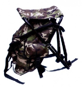 Scaun PLIANT MIC CAMUFLAJ CU RUCSAC (402)