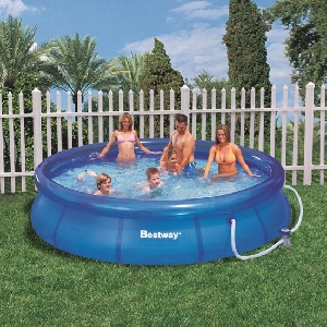 Set Piscina Bestway FAST SET 366 x 76 cm cu pompa