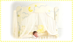 Baby Expert Italia - Baldachin REALE pentru patul INCANTO crem