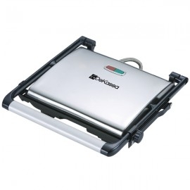 Grill electric din inox pentru panini DeKassa, putere 1800W