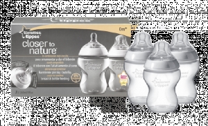 Set 3 biberoane Closer to Nature 260ml PP Tommee Tippee,