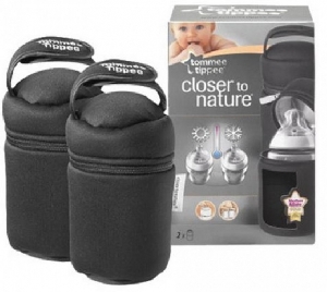 Set 2 huse biberon termoizolante Closer to Nature Tommee Tippee,